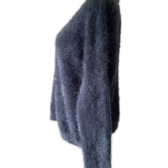 Cyrus V neck acrylic sweater charcoal grey size L - Picture 3 of 5